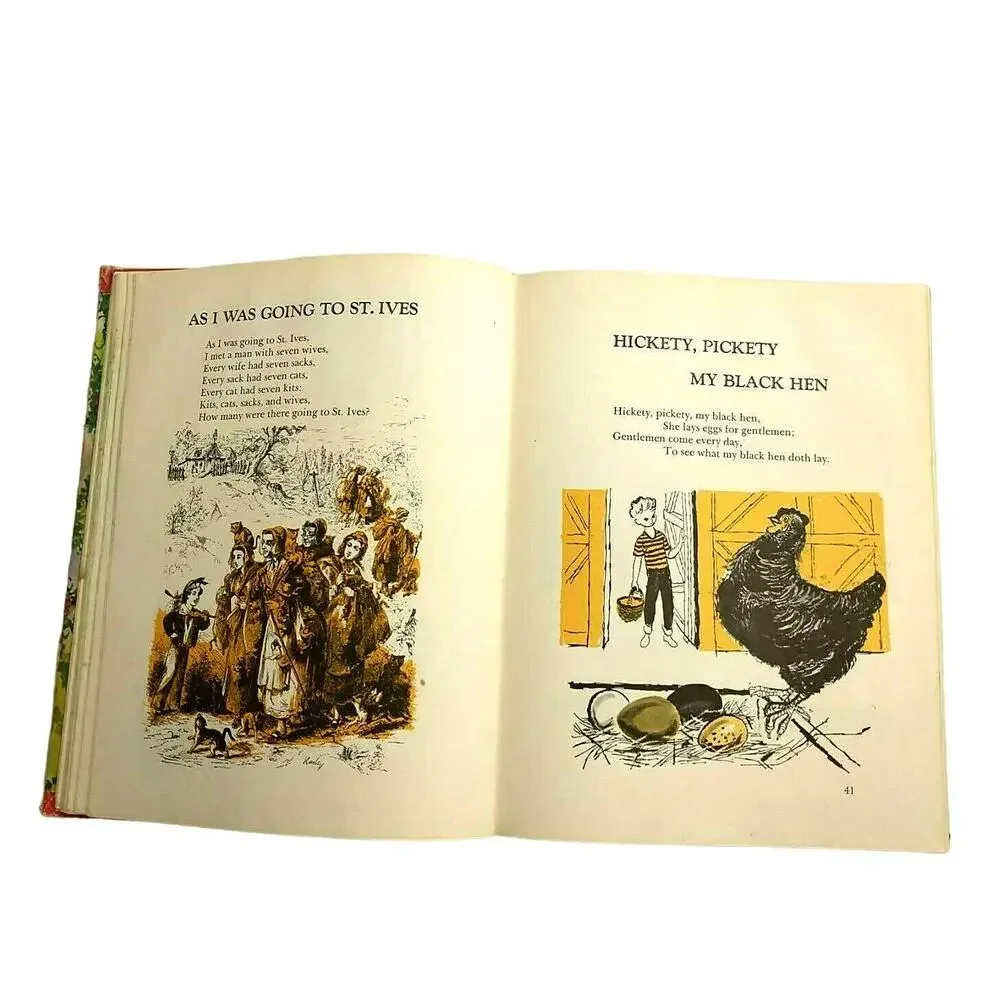 Vintage 1974 Best Loved Nursery Rhymes And Songs By Parents Magazine
